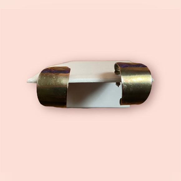 Vintage Colourful Swirl Earrings - Picture 3 of 6